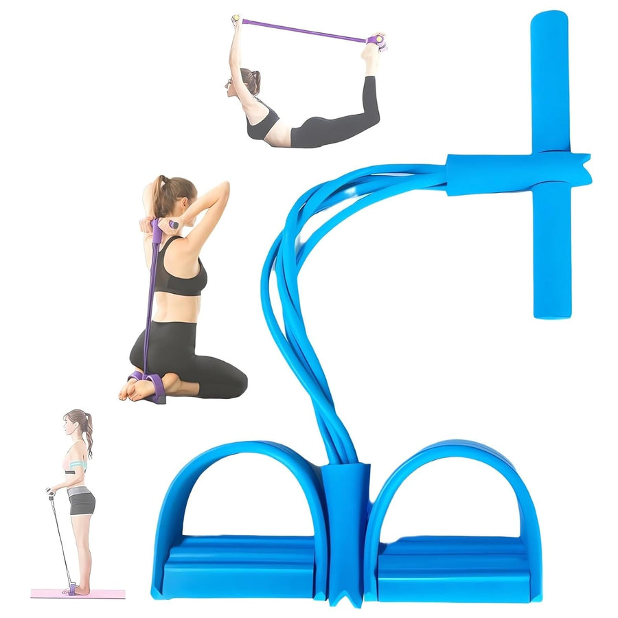 New Sit up Leg Stretch Rope Exercise Band with Handles