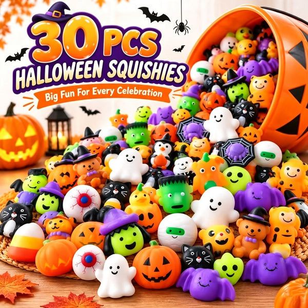 🎃Last Day 50% OFF🔥 - 🎃 30PCS Halloween Mochi Squishy Toys