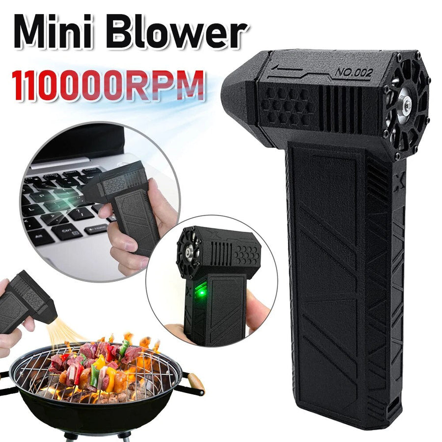 Mini 110000RPM Wireless Turbo Jet Fan for Cleaning & BBQ