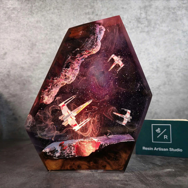 Fantasy Resin Figurine LED Desk Night Light