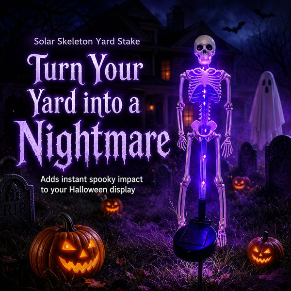 ๐ Last Day 50% OFF โ Solar Skull Garden Lights with Eerie Color-Changing Glow ๐