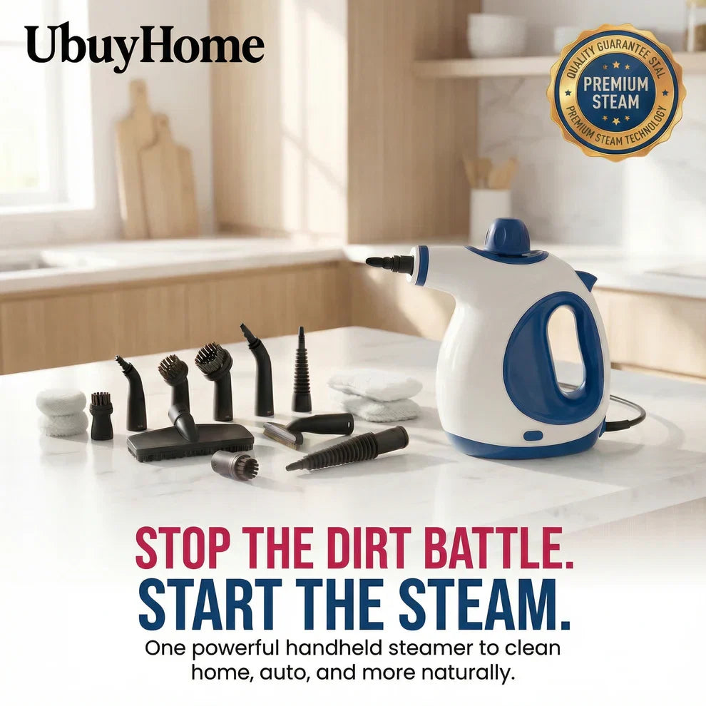 Steamora™ High-Pressure Multi-Surface Steam Cleaner Pro
