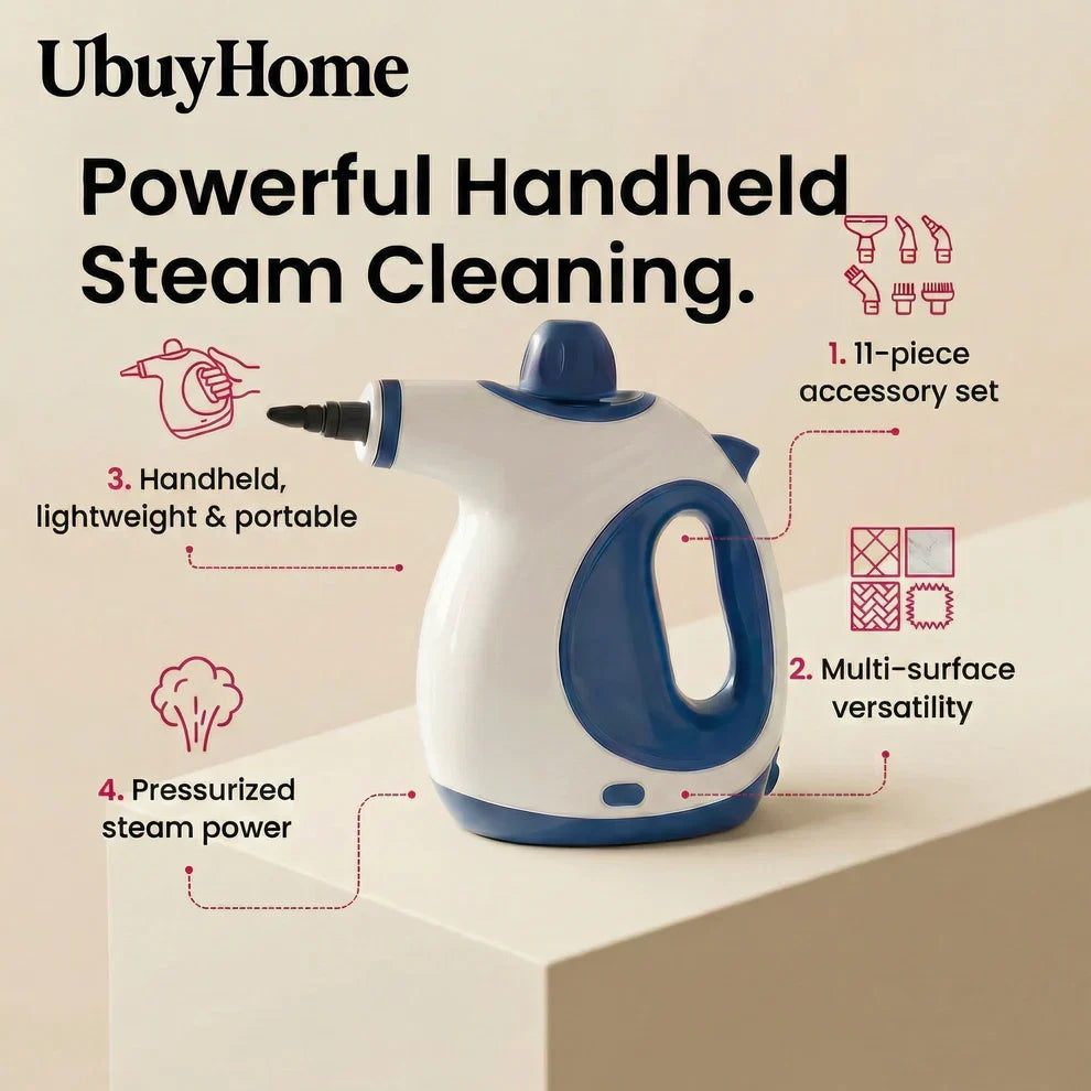 Steamora™ High-Pressure Multi-Surface Steam Cleaner Pro