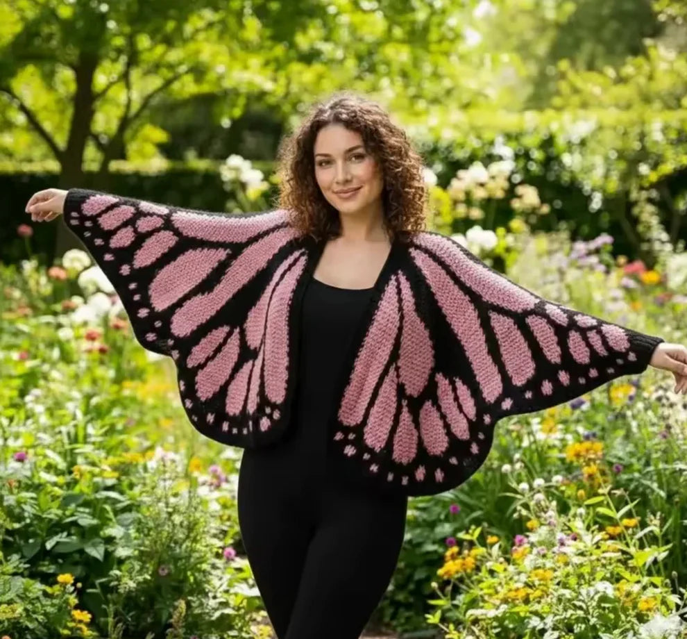 Handmade Butterfly Cardigans