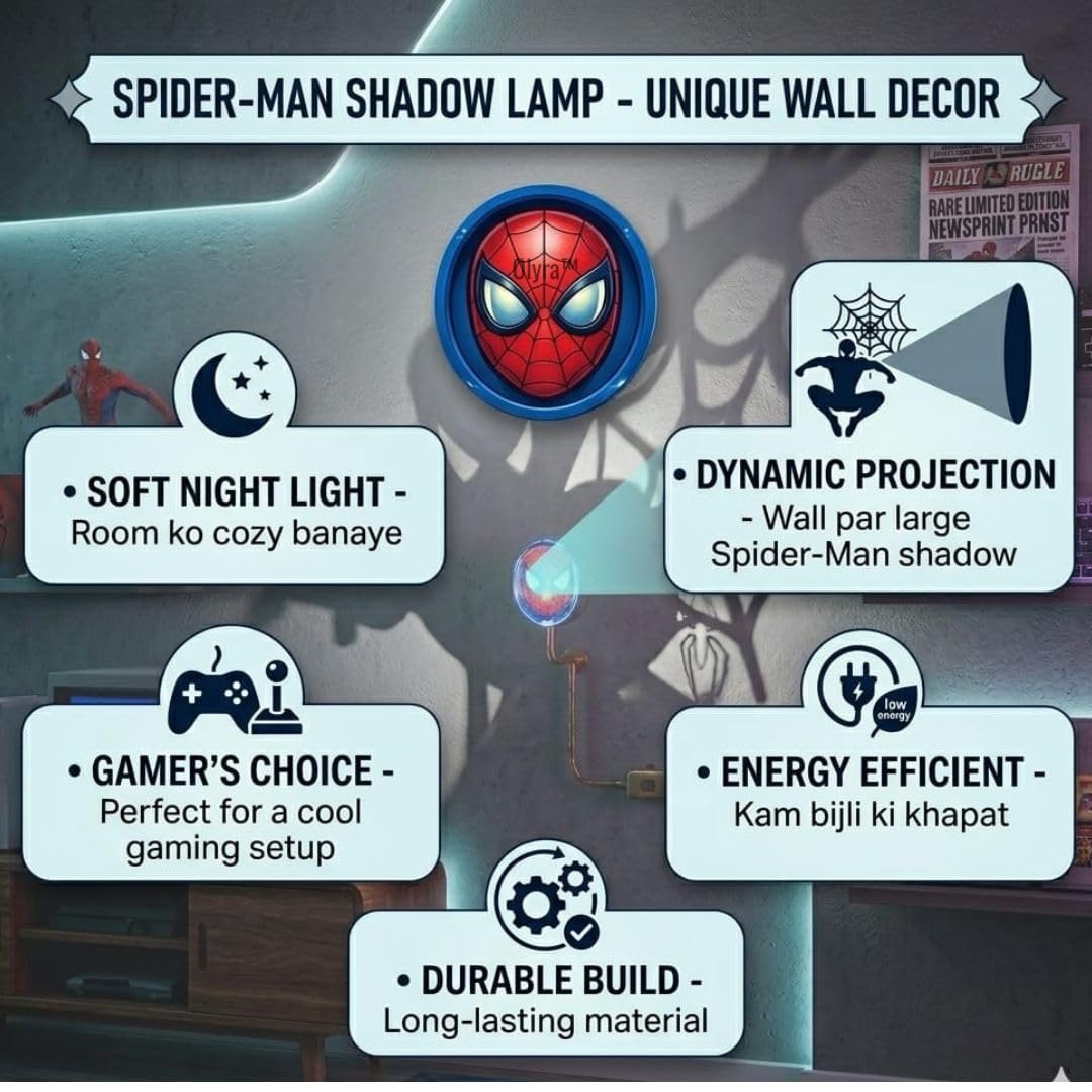 Spider Shadow Lamp