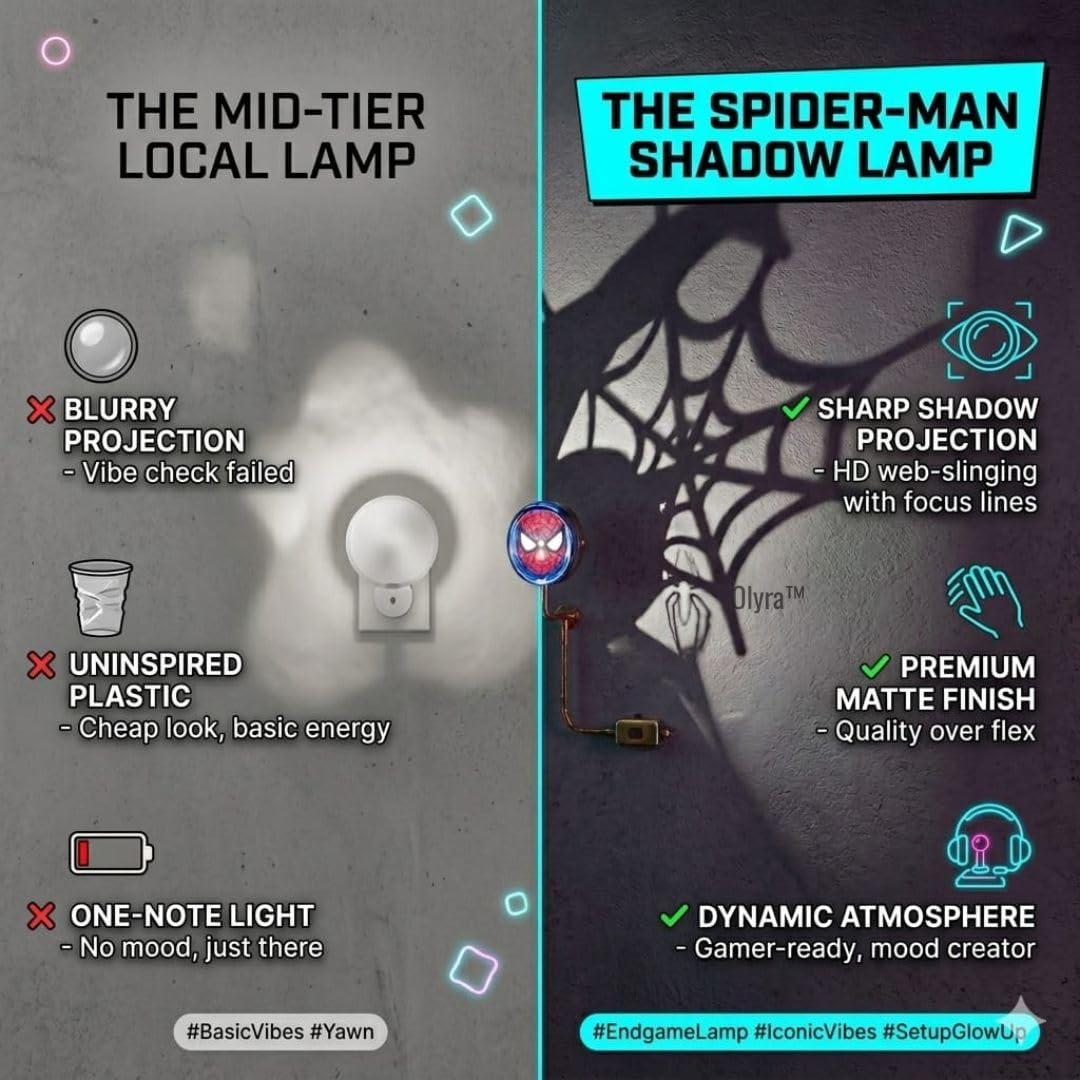 Spider Shadow Lamp