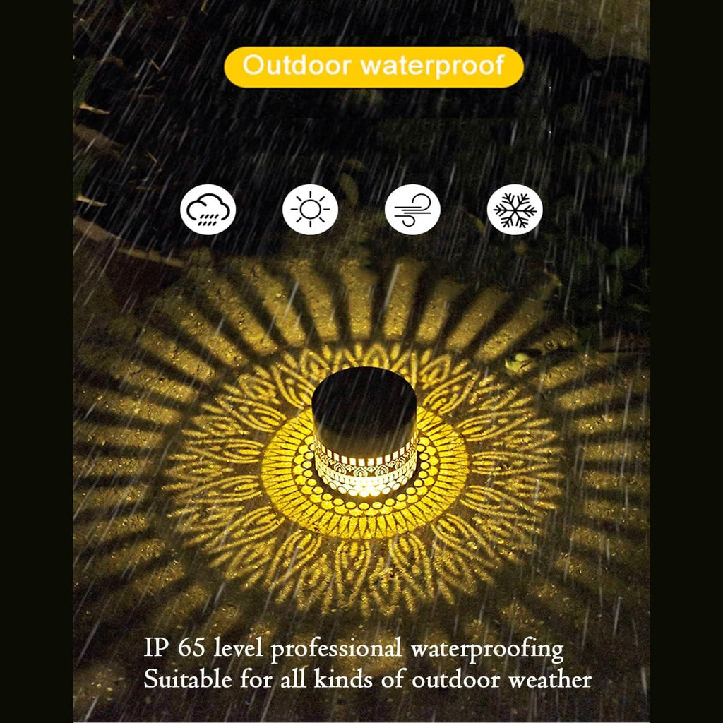 Retro Solar Outdoor Lanterns