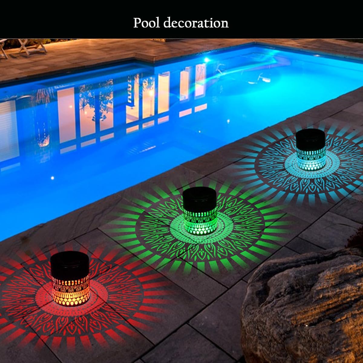 Retro Solar Outdoor Lanterns
