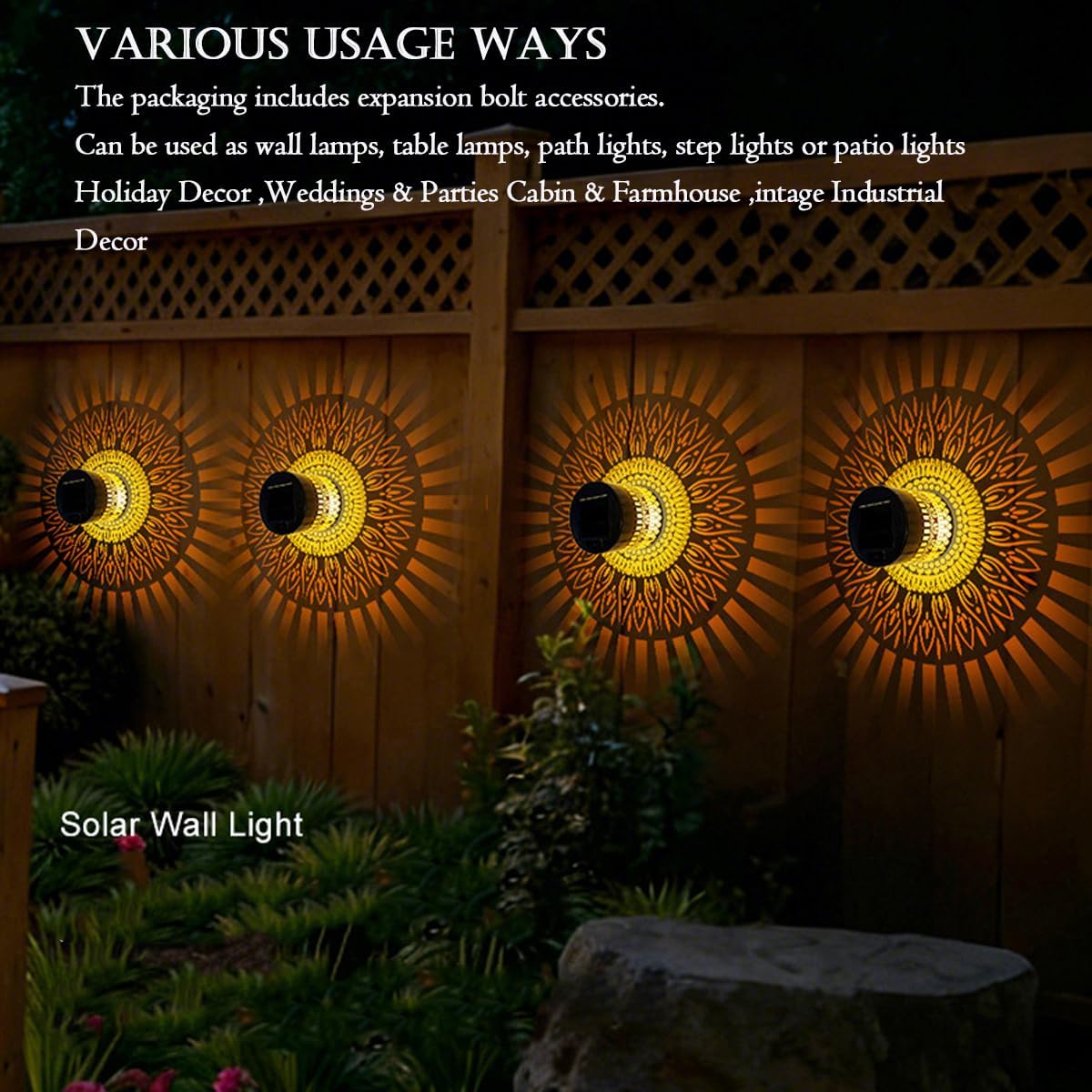 Retro Solar Outdoor Lanterns