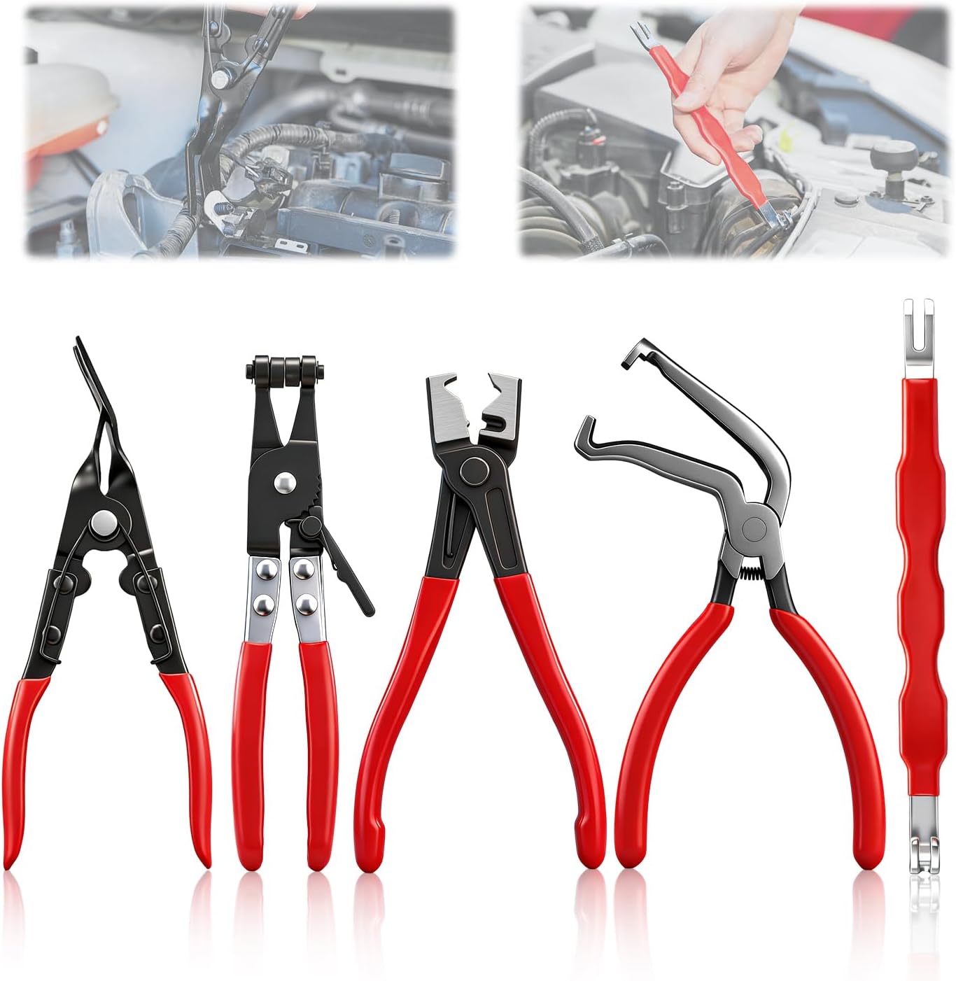 5 PCS Electrical & Hose Clamp Repair Kit