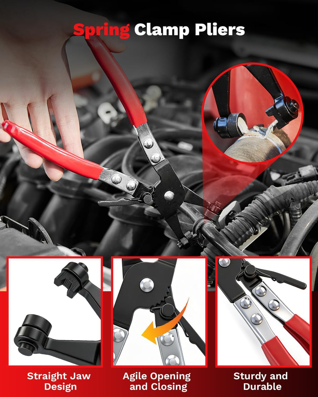 5 PCS Electrical & Hose Clamp Repair Kit