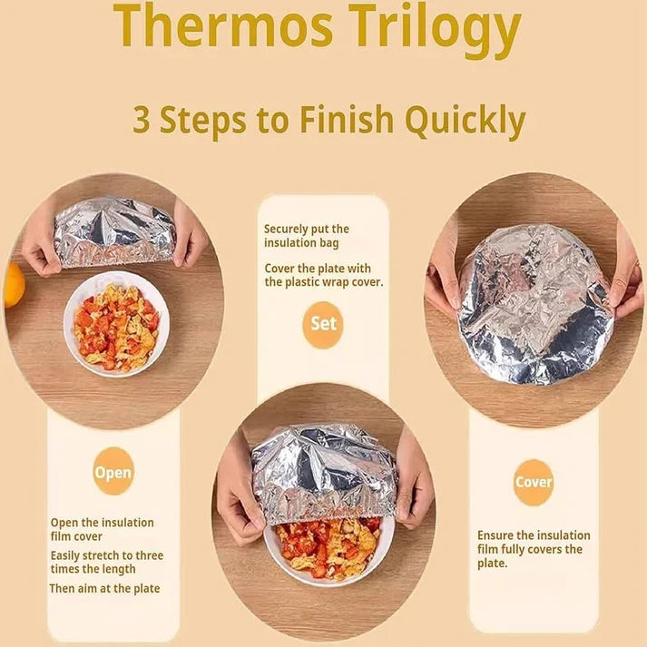 Reusable Aluminum Foil Food Cover