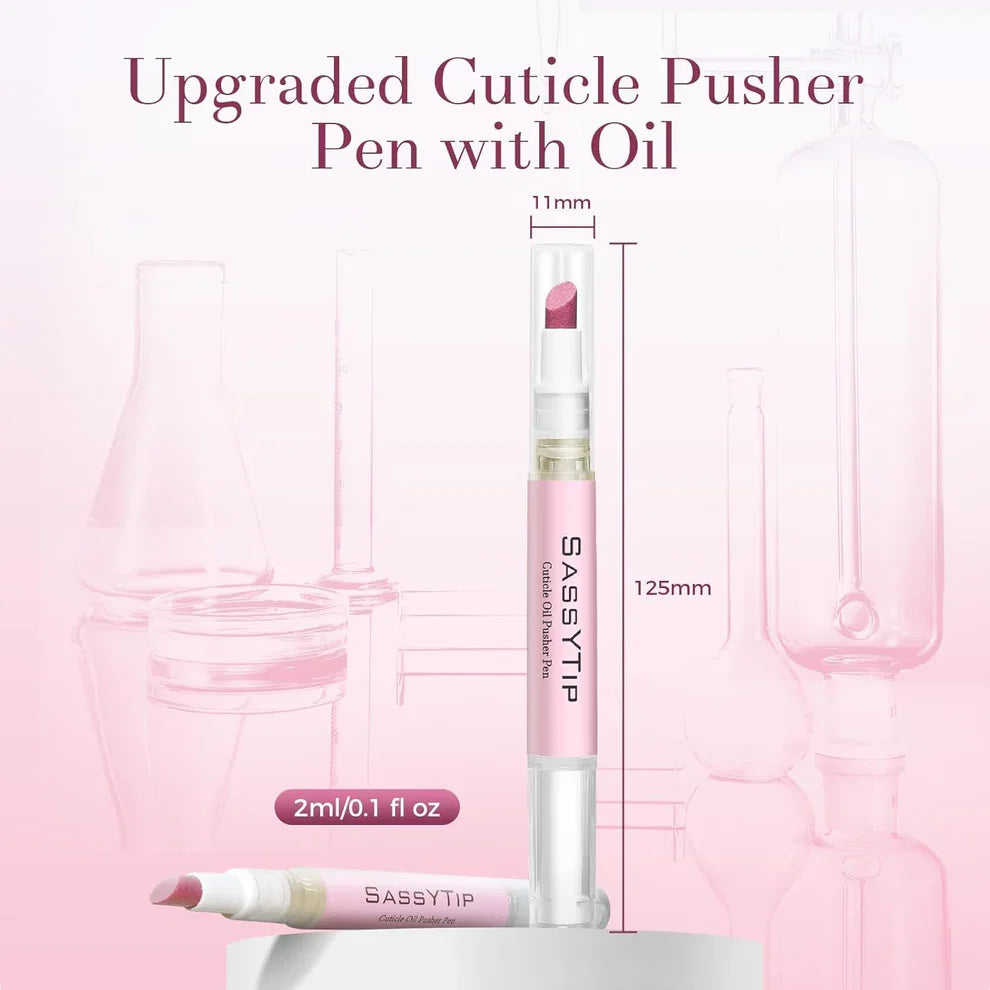 Cuticle Oil Pen and Pusher (2PCS)