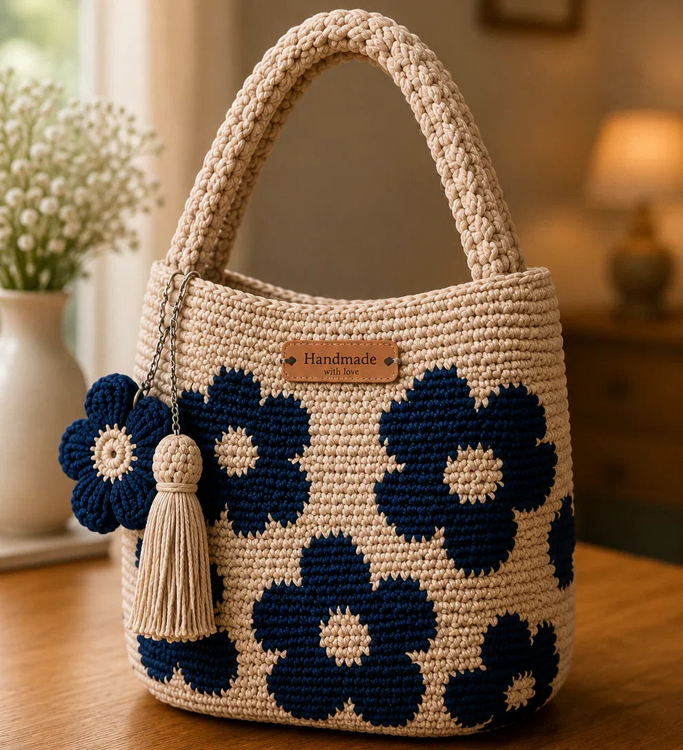 Crochet Flower Bag