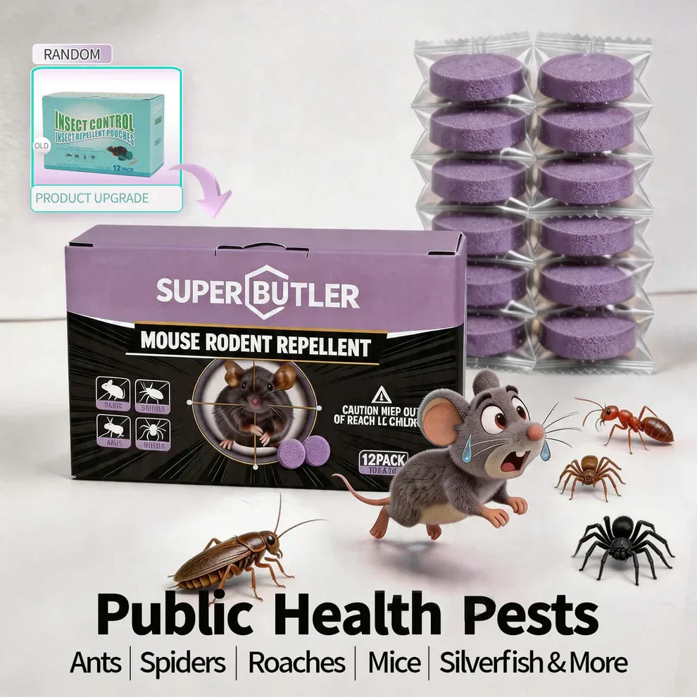 Super Butler Pest Defense Repellent Tablets – 12 Pack