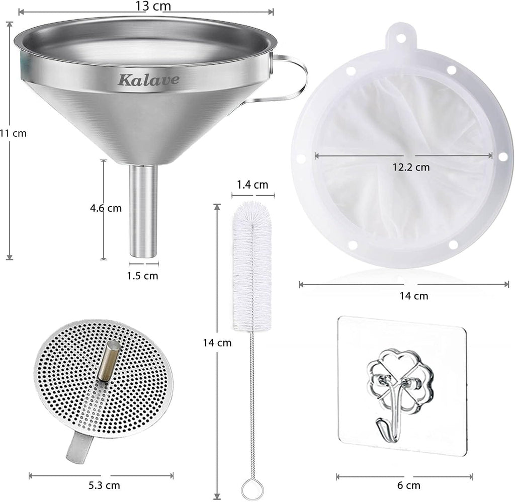 Premium Stainless Steel Funnel