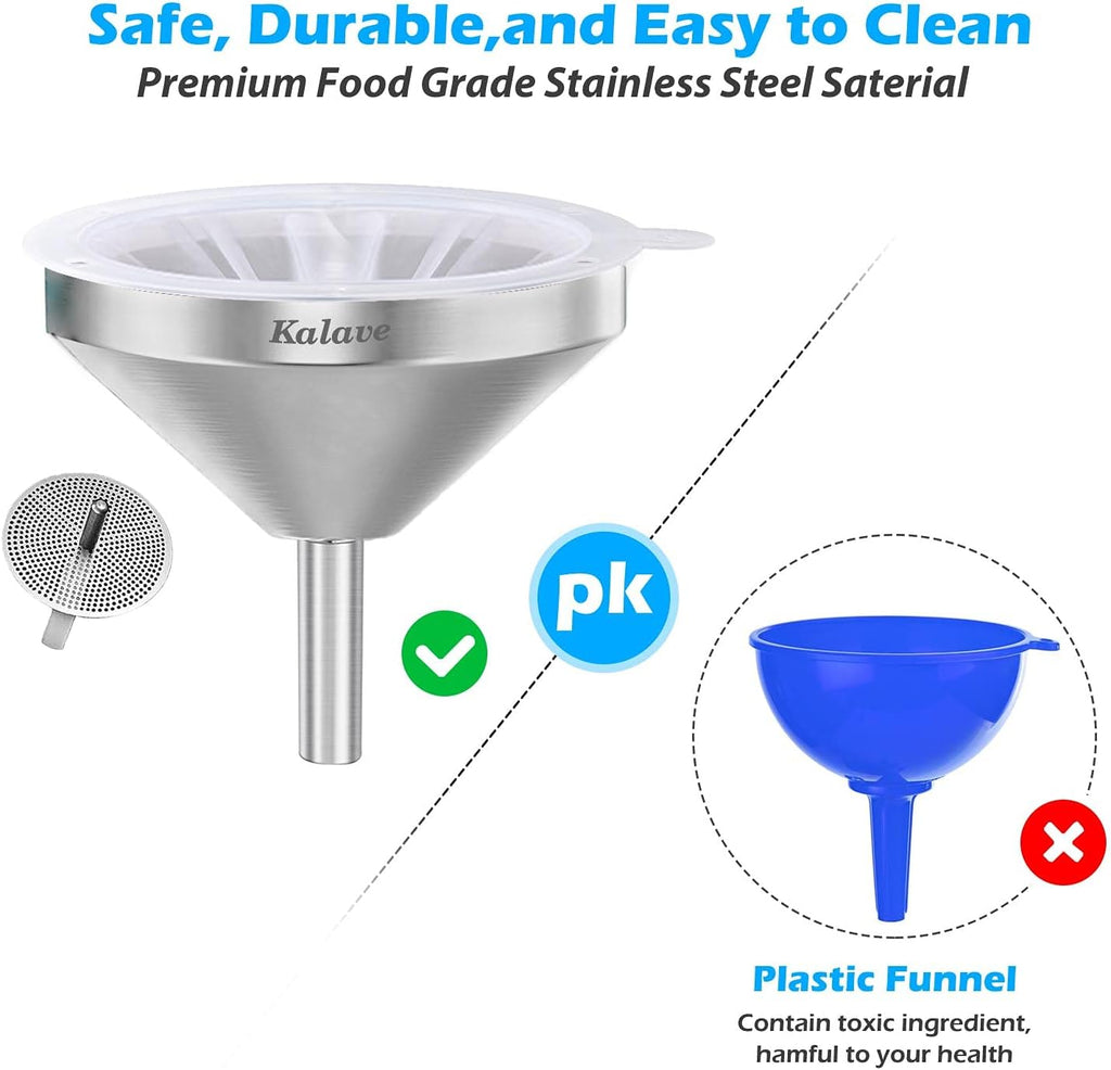 Premium Stainless Steel Funnel