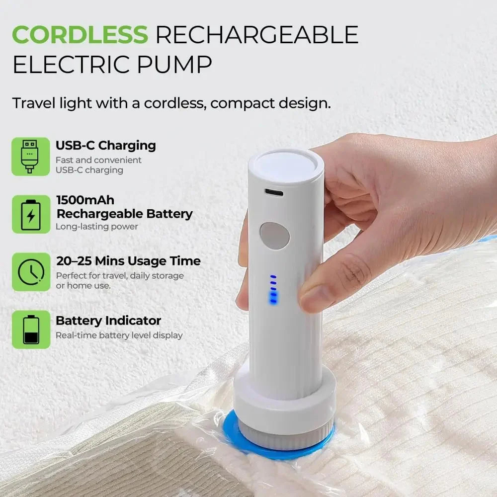Rechargeable Electric Vacuum Pump Low Noise