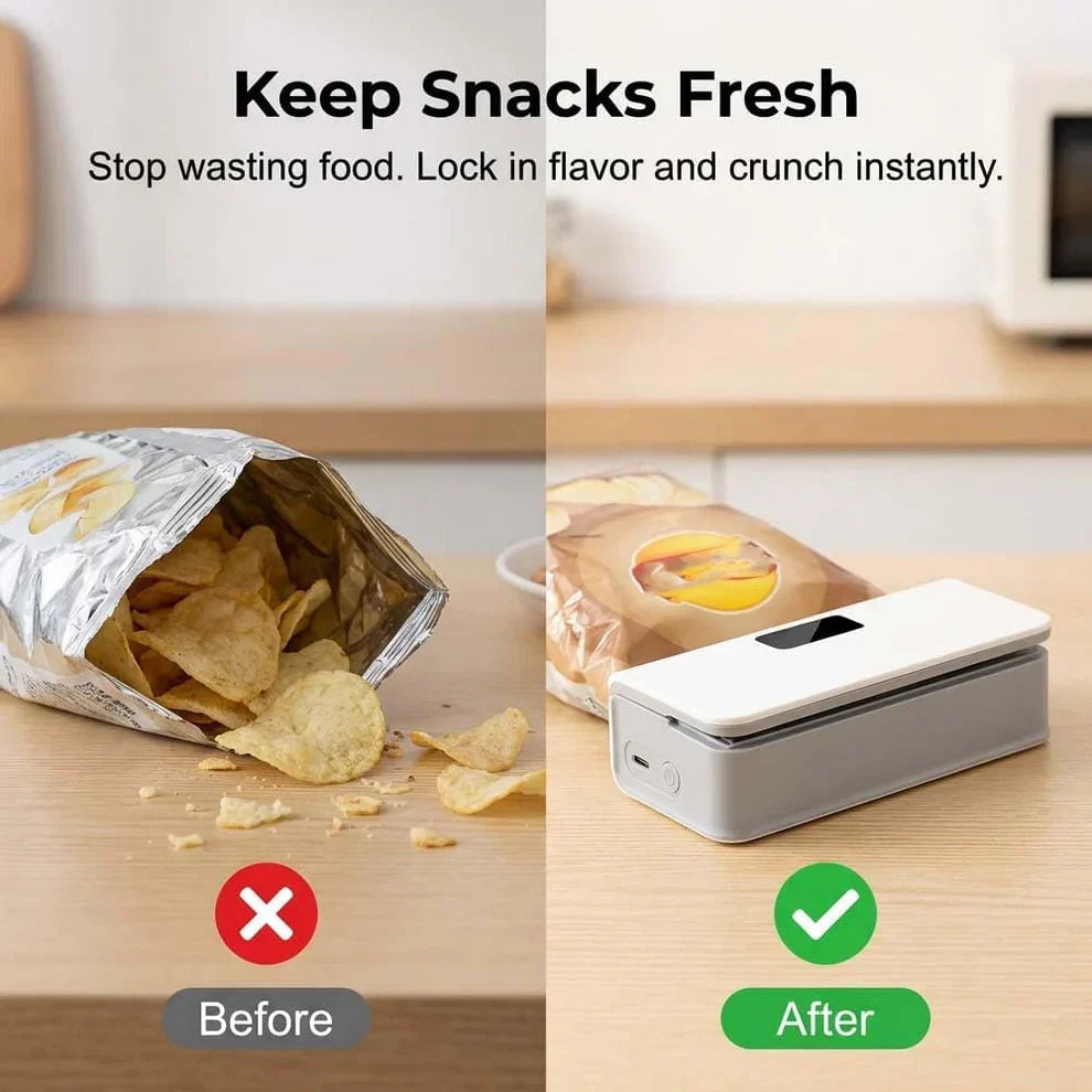 Mini Vacuum Sealer Machine-USB Rechargeable