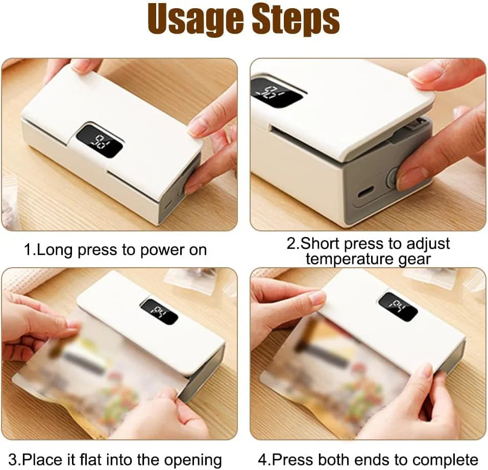 Mini Vacuum Sealer Machine-USB Rechargeable