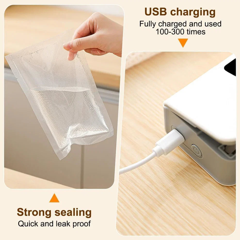 Mini Vacuum Sealer Machine-USB Rechargeable