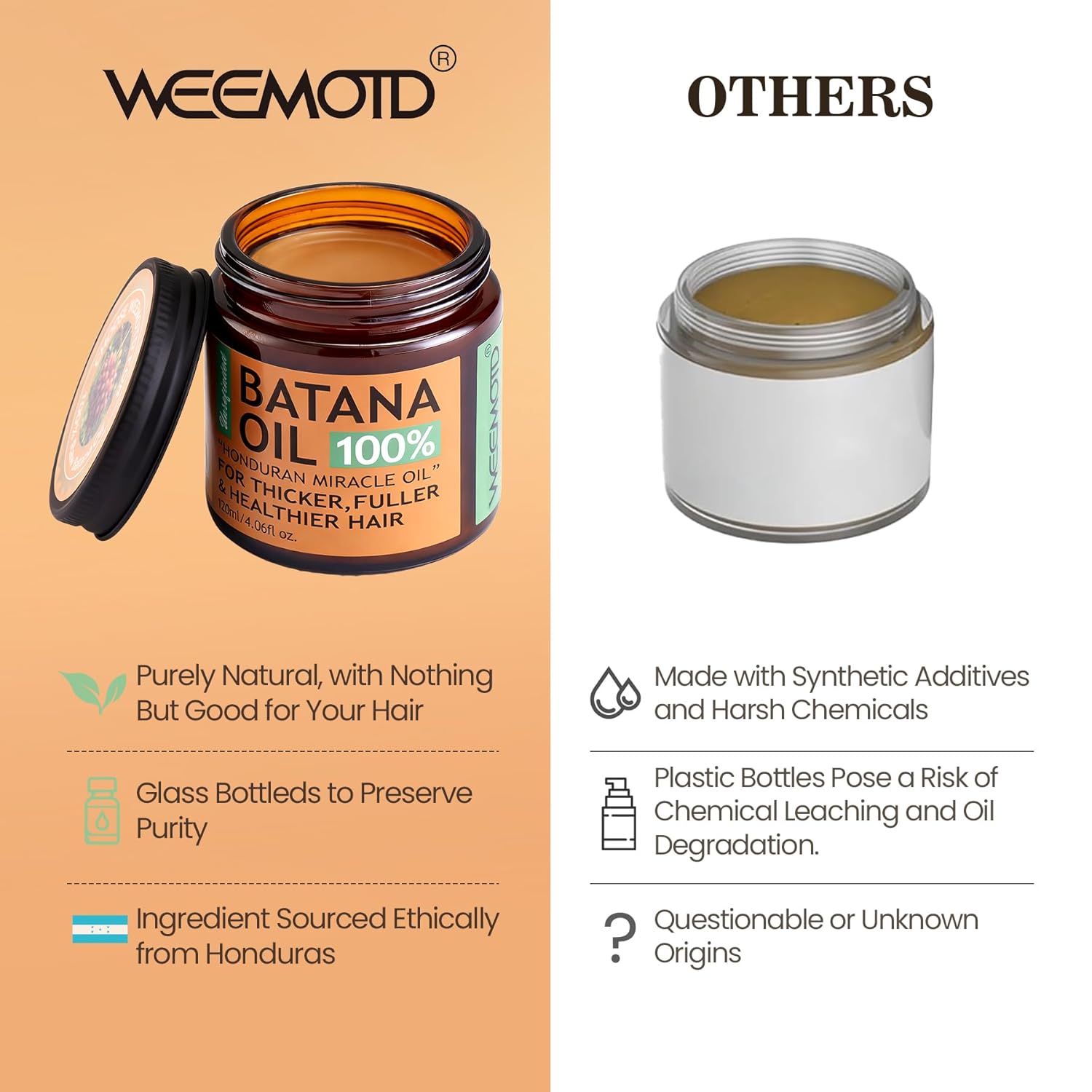 100% Raw Batana Oil for Hair