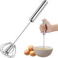 Premium Push Action Stainless Steel Whisk