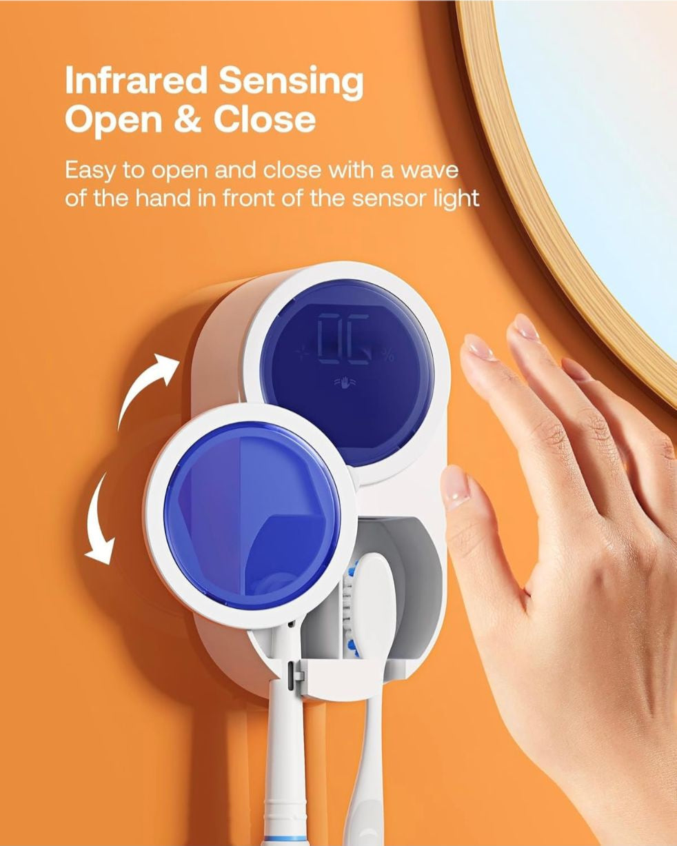 Max Toothbrush Cleaner & Holder