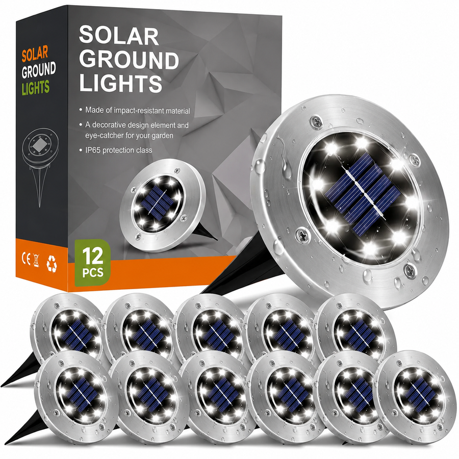 ✨Solar Lights for Outside,12 Pack Solar Lights Outdoor Waterproof