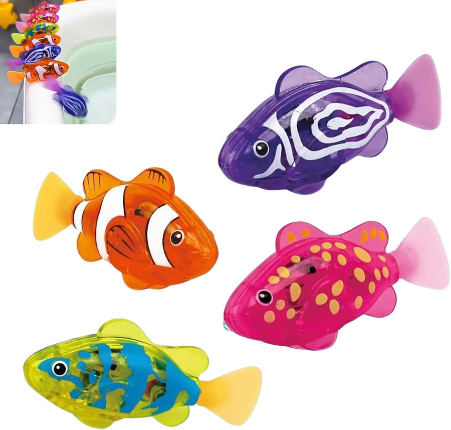 AquaGlow Magic Fish – Water-Activated LED Swimming Toy (8PCS)