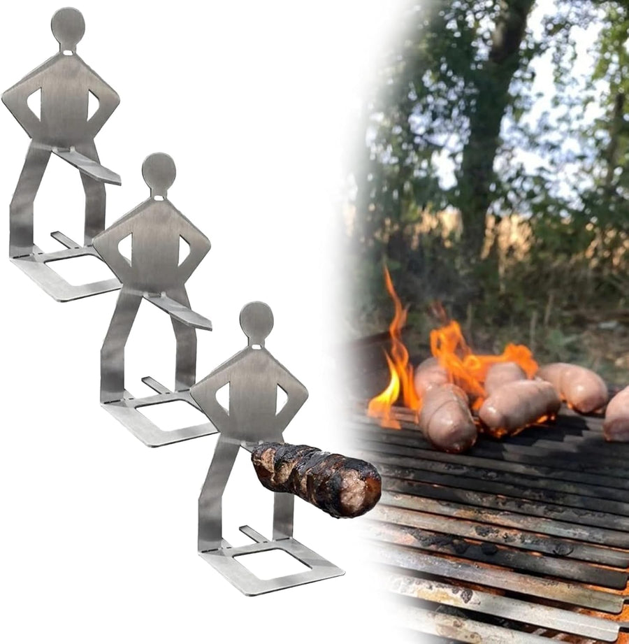 Camping Grill & BBQ Stand Set, Premium BBQ Accessories for Men