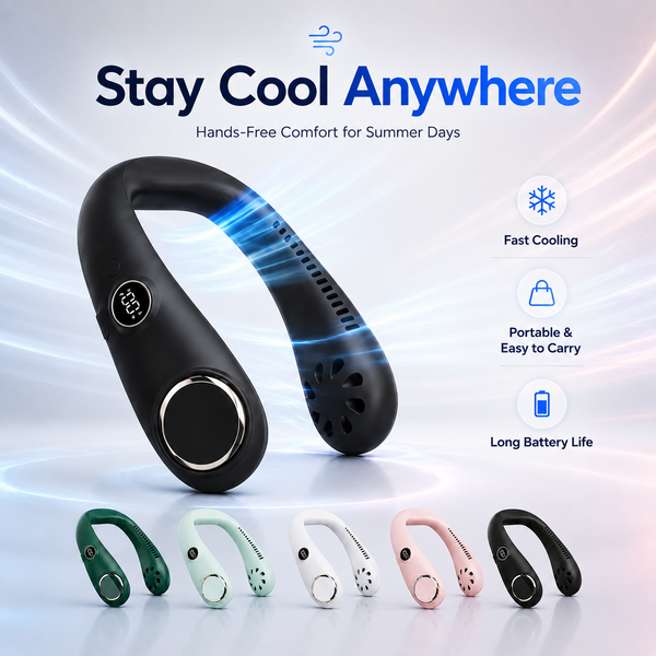 🔥Today's Special Offer - 50% OFF 🍃New Portable Neck Fan