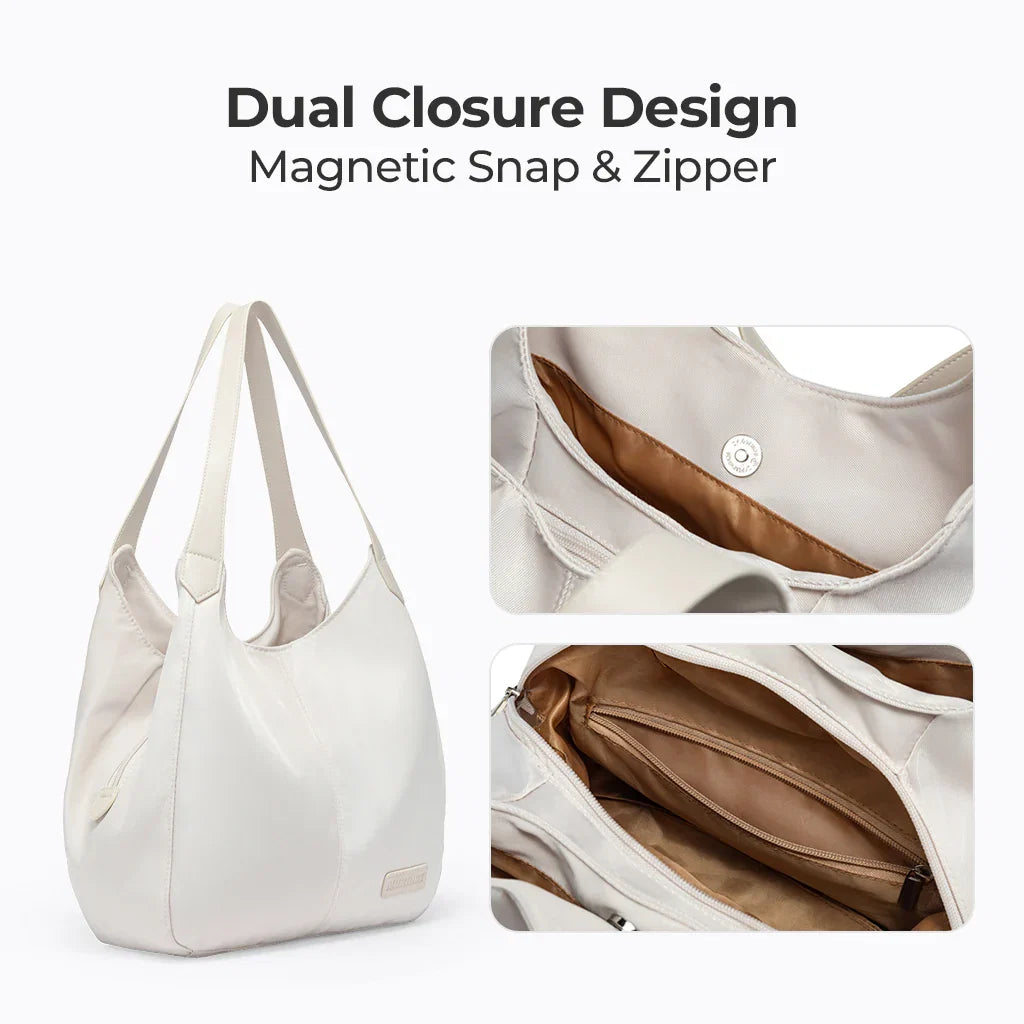 MURIOKI-Lily Daily Carry Bag for Women with Three Compartments
