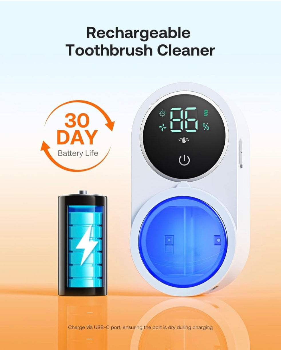 Max Toothbrush Cleaner & Holder
