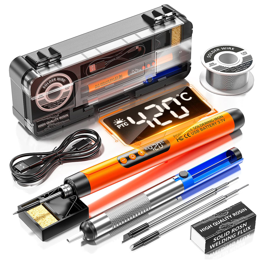 Cordless USB Rechargeable Portable Soldering Iron