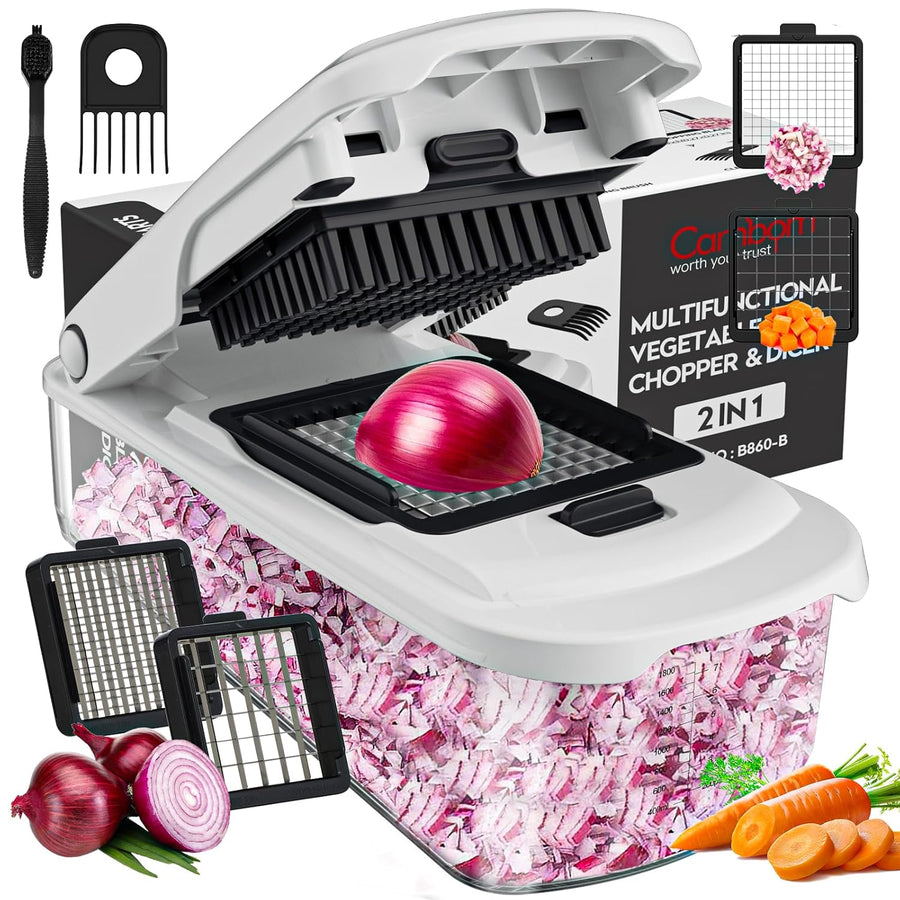 Multifunctional Vegetable Chopper With Container