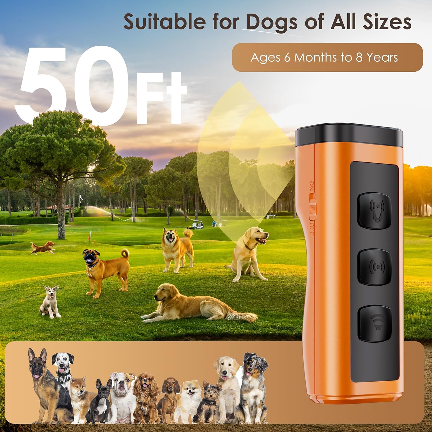 2025 Upgraded Dog Bark Deterrent Device - Anti Barking Device
