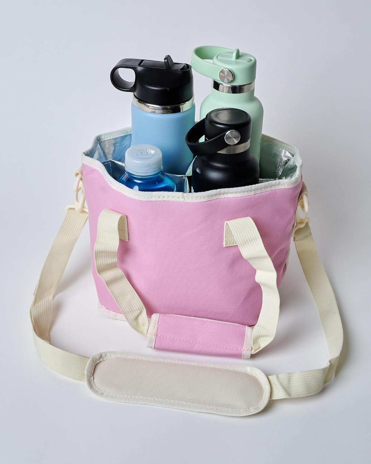 4 Water Bottle Holder with Strap