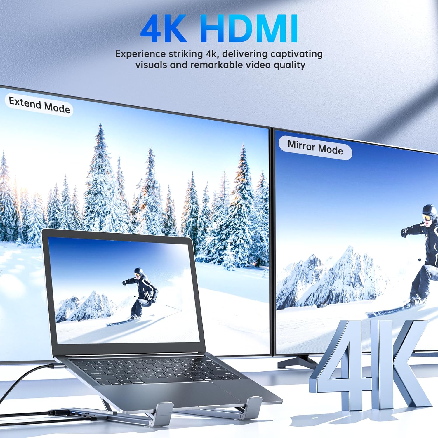 Laptop Docking Station Stand