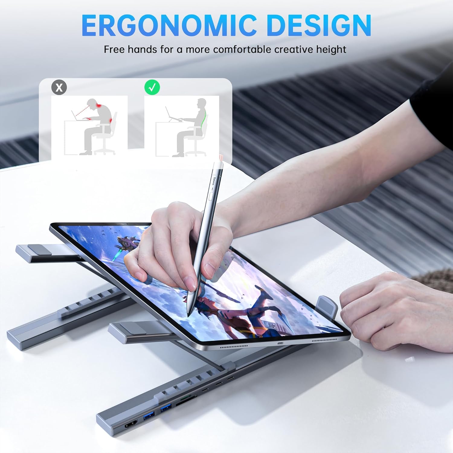 Laptop Docking Station Stand