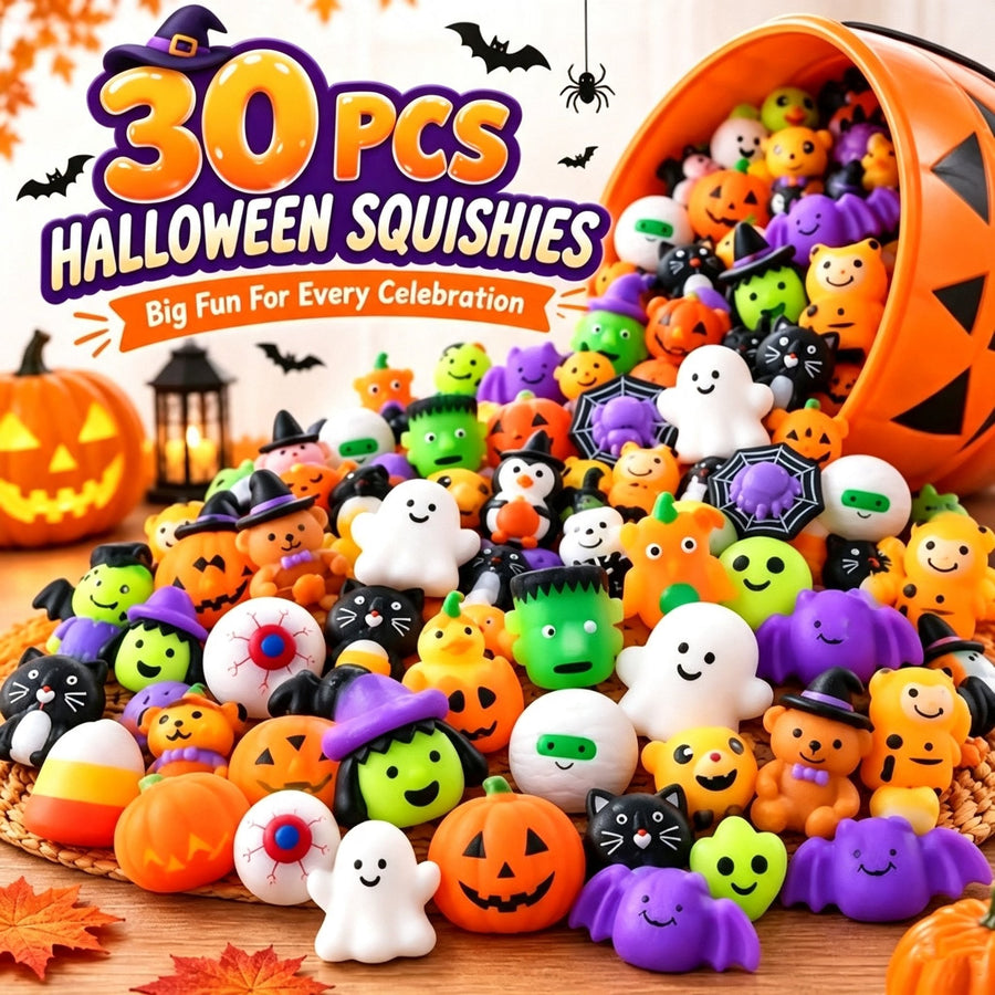 🎃Last Day 50% OFF🔥 - 🎃 30PCS Halloween Mochi Squishy Toys