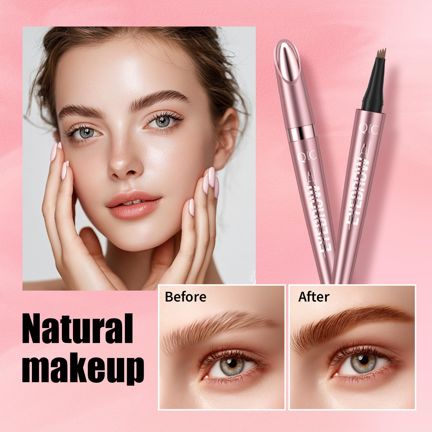 4-Tip Microblading Eyebrow Pen