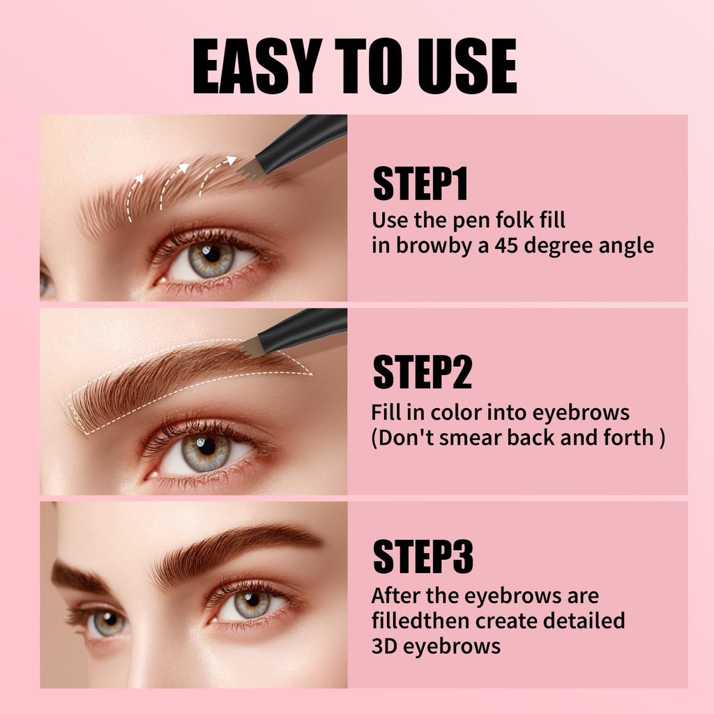 4-Tip Microblading Eyebrow Pen
