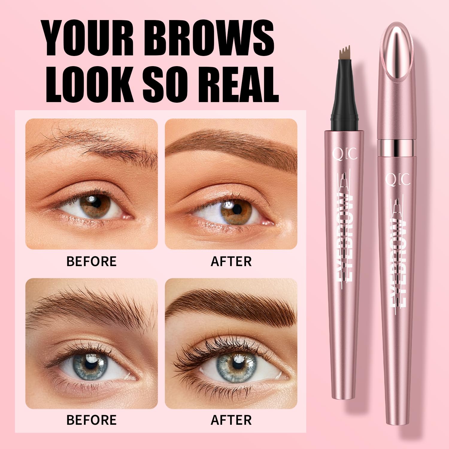 4-Tip Microblading Eyebrow Pen