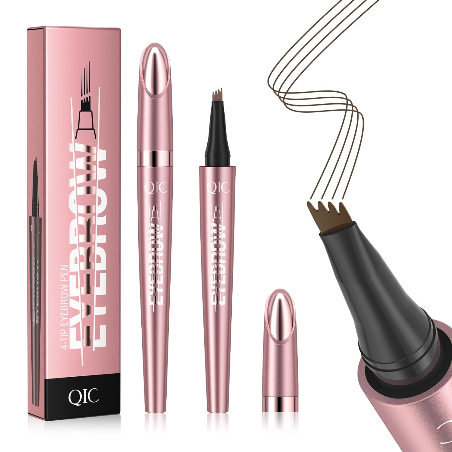 4-Tip Microblading Eyebrow Pen