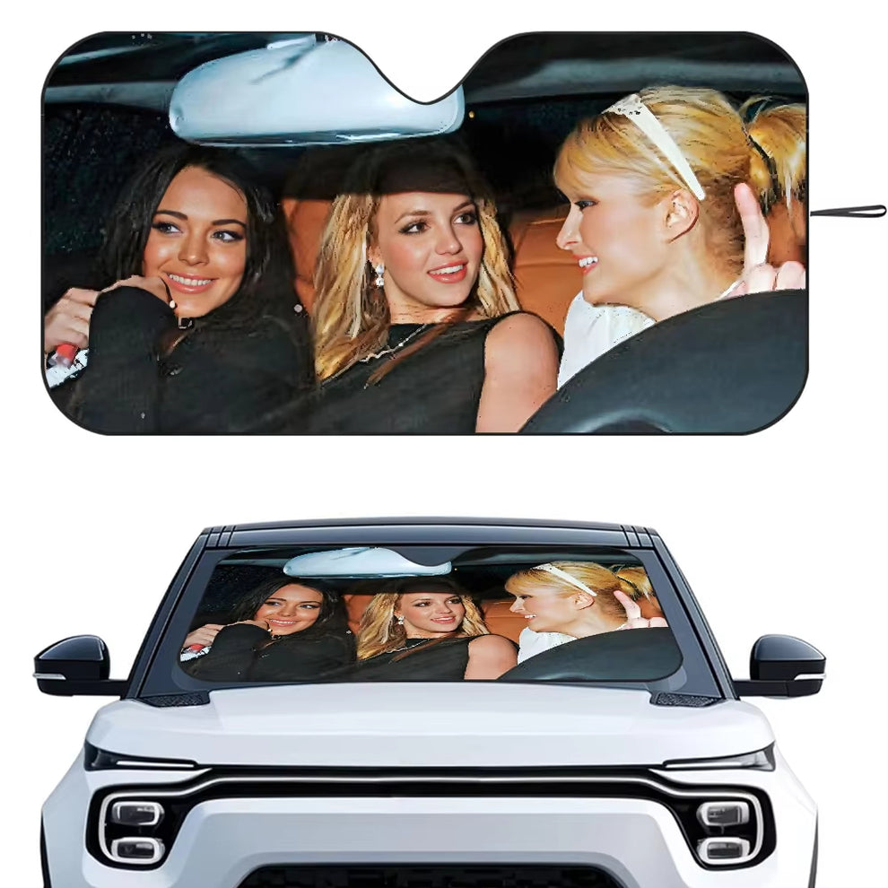 ICONIC BFFs Paris Lindsay Britney 2007 Car Sun Shade