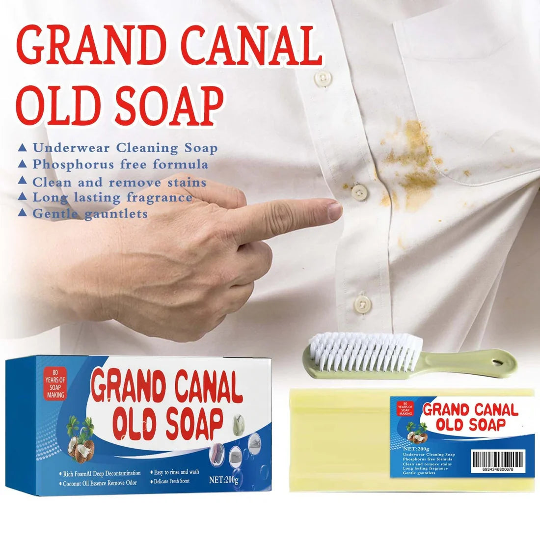 Deep Cleaning Magic Soap + FREE Brush