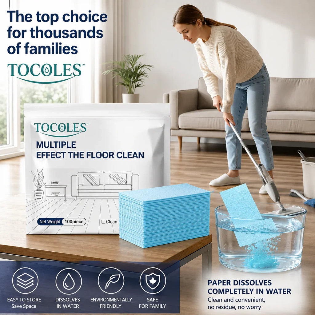 200 Piece Floor Cleaning Tablets — Multi-Surface Cleaner