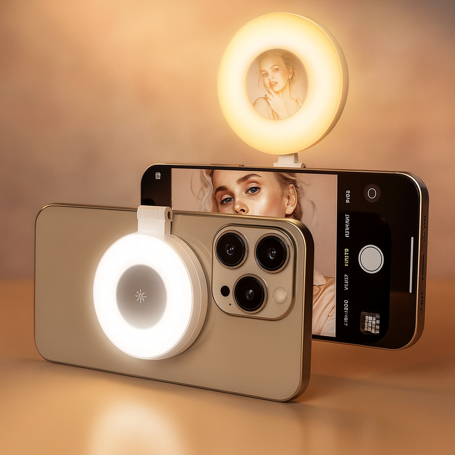 Magnetic Wireless LED Ring Light