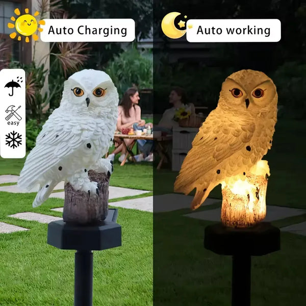 🔥🔥 Holiday Special  50% OFF 🔥 Waterproof Solar Owl Light